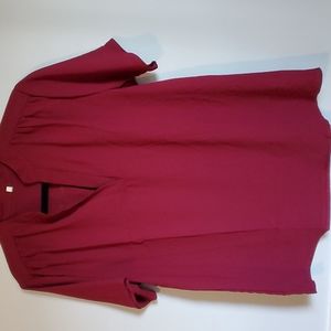 Burgundy Blouse